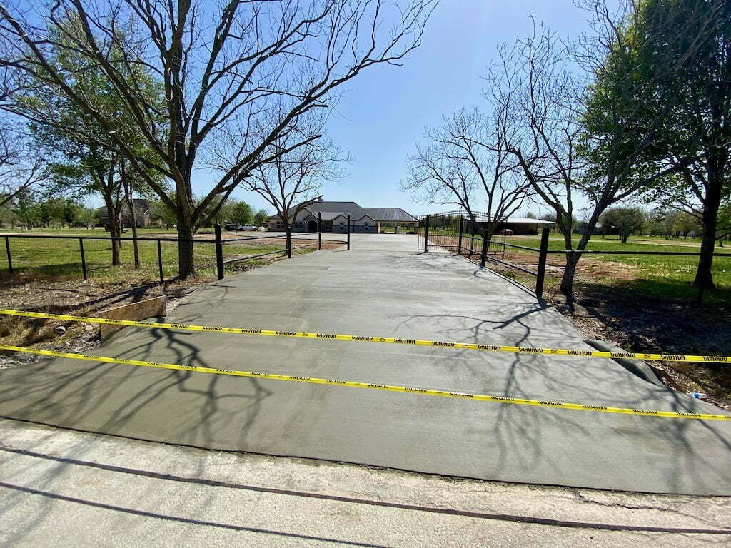 concrete driveway gravel installation concrete contractors houston tx 77024